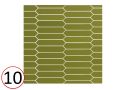 ARROW 5x25 cm - Wandfliese, sechseckig l�nglich
