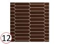 ARROW 5x25 cm - Wandfliese, sechseckig lnglich