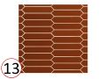 ARROW 5x25 cm - Wandfliese, sechseckig lnglich