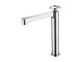 Designer Waschtischarmatur, Mixer, Hhe 184 und 273 mm - SALAMANQUE CHROME