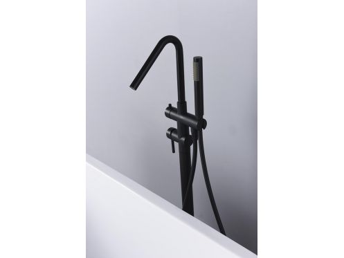 Standarmatur fr Badewanne, Mischbatterie - ALMERIA BLACK