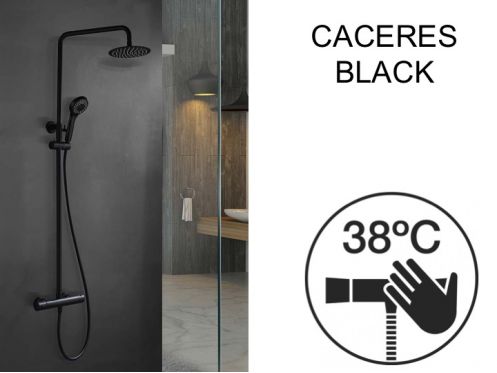 Duschsule, thermostatisch - CACERES BLACK