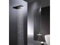 Eingebaute Dusche, Thermostat, Regenschutz und Wasserfall - ROQUETAS BLACK