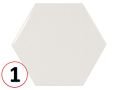 SCALE 12,4x10,7 - 10,8x 2,4 - 10,8x 12,4 - 12X12 - 10,6X12 cm - Glnzende Wandfliese