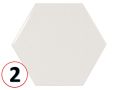 SCALE 12,4x10,7 - 10,8x 2,4 - 10,8x 12,4 - 12X12 - 10,6X12 cm - Glnzende Wandfliese