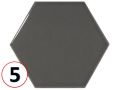 SCALE 12,4x10,7 - 10,8x 2,4 - 10,8x 12,4 - 12X12 - 10,6X12 cm - Glnzende Wandfliese