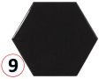 SCALE 12,4x10,7 - 10,8x 2,4 - 10,8x 12,4 - 12X12 - 10,6X12 cm - Glnzende Wandfliese