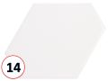 SCALE 12,4x10,7 - 10,8x 2,4 - 10,8x 12,4 - 12X12 - 10,6X12 cm - Glnzende Wandfliese