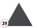 SCALE 12,4x10,7 - 10,8x 2,4 - 10,8x 12,4 - 12X12 - 10,6X12 cm - Glnzende Wandfliese