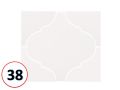 SCALE 12,4x10,7 - 10,8x 2,4 - 10,8x 12,4 - 12X12 - 10,6X12 cm - Glnzende Wandfliese