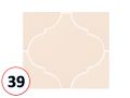 SCALE 12,4x10,7 - 10,8x 2,4 - 10,8x 12,4 - 12X12 - 10,6X12 cm - Glnzende Wandfliese