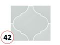 SCALE 12,4x10,7 - 10,8x 2,4 - 10,8x 12,4 - 12X12 - 10,6X12 cm - Glnzende Wandfliese