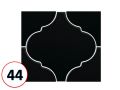 SCALE 12,4x10,7 - 10,8x 2,4 - 10,8x 12,4 - 12X12 - 10,6X12 cm - Glnzende Wandfliese