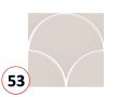 SCALE 12,4x10,7 - 10,8x 2,4 - 10,8x 12,4 - 12X12 - 10,6X12 cm - Glnzende Wandfliese