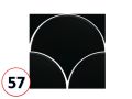 SCALE 12,4x10,7 - 10,8x 2,4 - 10,8x 12,4 - 12X12 - 10,6X12 cm - Glnzende Wandfliese