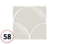 SCALE 12,4x10,7 - 10,8x 2,4 - 10,8x 12,4 - 12X12 - 10,6X12 cm - Glnzende Wandfliese