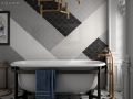 SCALE 12,4x10,7 - 10,8x 2,4 - 10,8x 12,4 - 12X12 - 10,6X12 cm - Glnzende Wandfliese