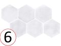 Forest Hexagon Silver 29,2 x 25,4 cm - Bodenfliesen, sechseckig, gealtert