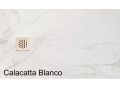 Duschwanne, weier Marmoreffekt, Calacatta und Carrara - BLANCO
