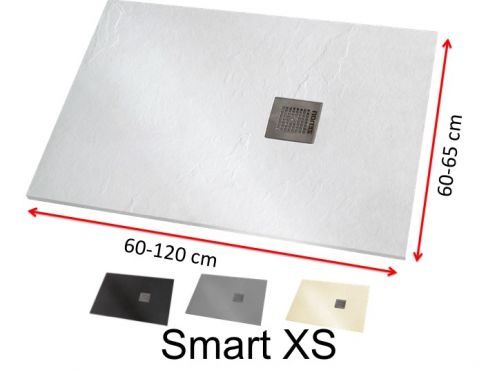 Duschwanne, klein, aus Mineralharz - SMART XS