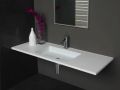 Waschbecken, 50 x 100 cm, aus Corian  - CUADRO 50