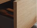 Badezimmerschrank, zwei Schubladen, von denen eine versteckt ist, H�he 50 cm, Holzoberfl�che - TRENDY __plus__ LAVABO