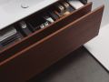 Badezimmerschrank, zwei Schubladen, von denen eine versteckt ist, Hhe 50 cm, Holzoberflche - TRENDY __plus__ LAVABO