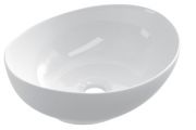 Waschbecken 33x41 cm, weiße Keramik - COUNTER TOP 1801
