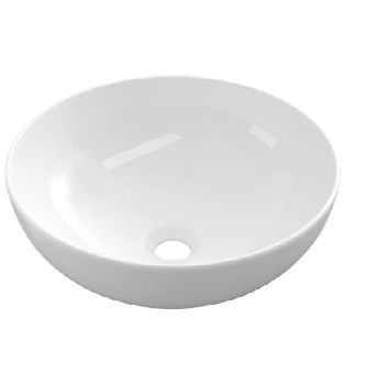 Waschbecken  400 mm, weie Keramik - COUNTER TOP 2302