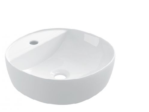 Waschbecken 405x405 mm, weie Keramik - COUNTER TOP 1006