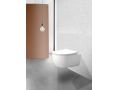 Mattwei - Toilettenschssel, an der Wand aufgehngt, fr WC