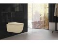 Matts Beige - Toilettenschssel, an der Wand aufgehngt, fr WC