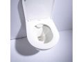 Mattschwarz - KURZE Toilettenschssel, an der Wand aufgehngt, fr WC