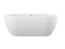 Freistehende Badewanne, 1500 x 750 x 570 mm, Acryl - BARO Weiß