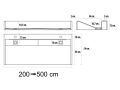 Waschtischplatte, Ablaufrinne, hngend oder freistehend, aus Solid-Surface - YUKATAN