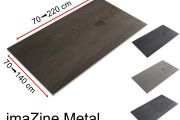 Duschwanne, Digitaldruck, oxidierter Metalleffekt - imaZine Metal