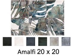 Amalfi 20 x 20 cm - Boden- und Wandfliesen, matt gealtert