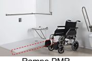 Handlauf für Personen mit eingeschränkter Mobilität, für extraflache Duschwanne *