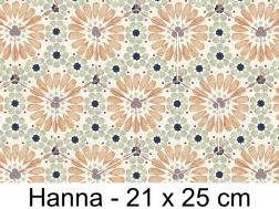 Bohemia Hanna - 21 x 25 cm - Boden- und Wandfliesen, sechseckiges matt gealtertes Finish