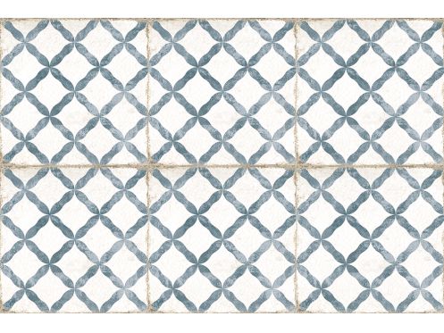 Grafton Dorset Blue 20 x 20 cm - Boden- und Wandfliesen, matt gealtert