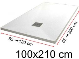 Duschwannen - 100 x 210 cm - VULCANO