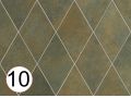 OXIDE 17,5x20, 14x24 cm - Bodenfliesen, sechseckig, Terrakotta-Finish.