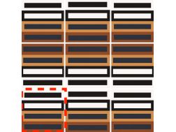 Domino Warm 20x20 cm - Fliesen, Zementfliesenoptik