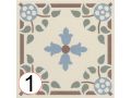 IDA 15x15 cm -  Fliesen, Boden, Aussehen, Zementfliesen
