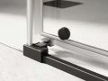 Dusch-Schiebetr, ein festes Glas mit beweglicher Tr - HIT210