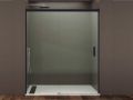 Schiebeduschtr, 115 x 195 cm, festes Glas mit Schiebetr - SPEED 210