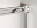 Schiebeduschtr, 115 x 195 cm, festes Glas mit Schiebetr - SPEED 210