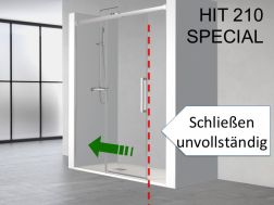 Duschschiebetür mit freiem Teil - HIT 210 FREE