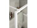 Feste Wand, schwarzes Aluminiumprofil - ATELIER ALU 2001