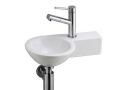 Handwaschbecken rund, keramisch, hngend | BONN 23 DROITE